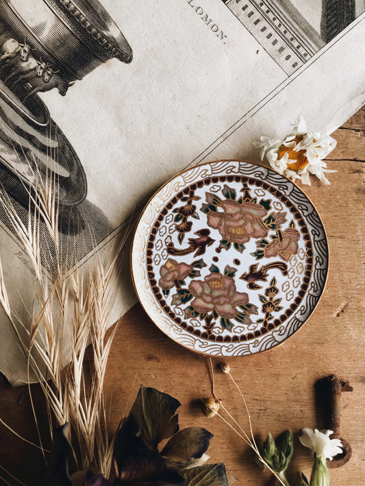 Vintage Decorative Brass Trinket Dish