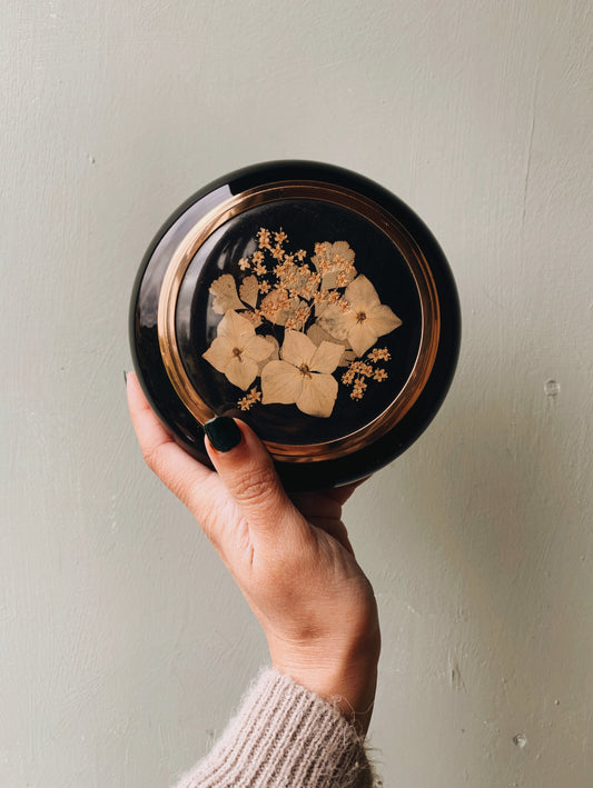 Vintage Dried Flower Pot