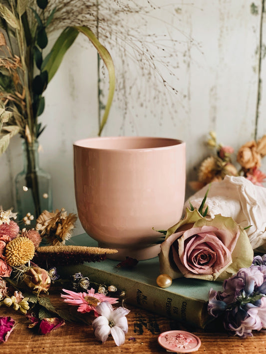 Ceramic Pink Planter