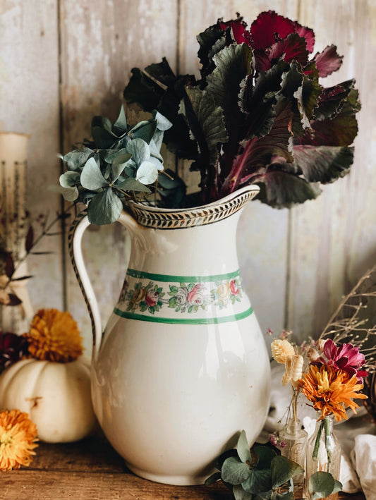 Large Antique Art Deco Jug