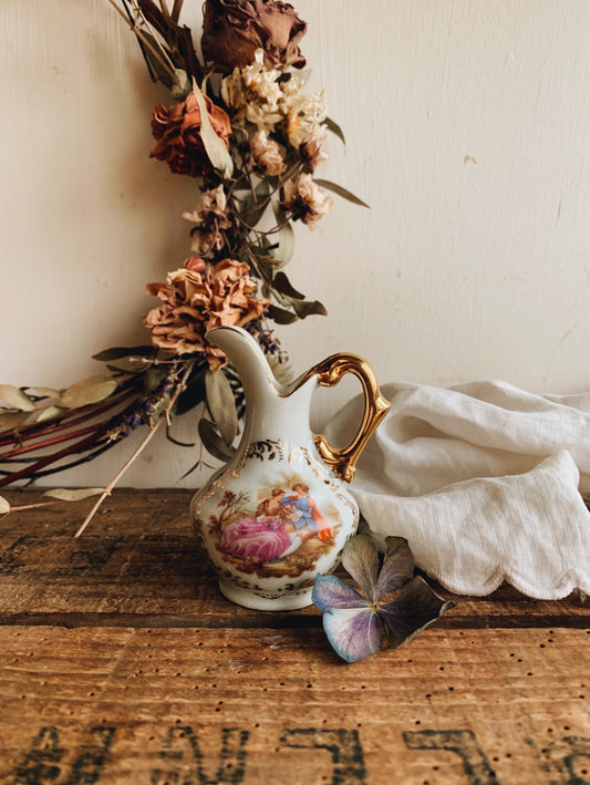 Vintage French Whimsy Jug