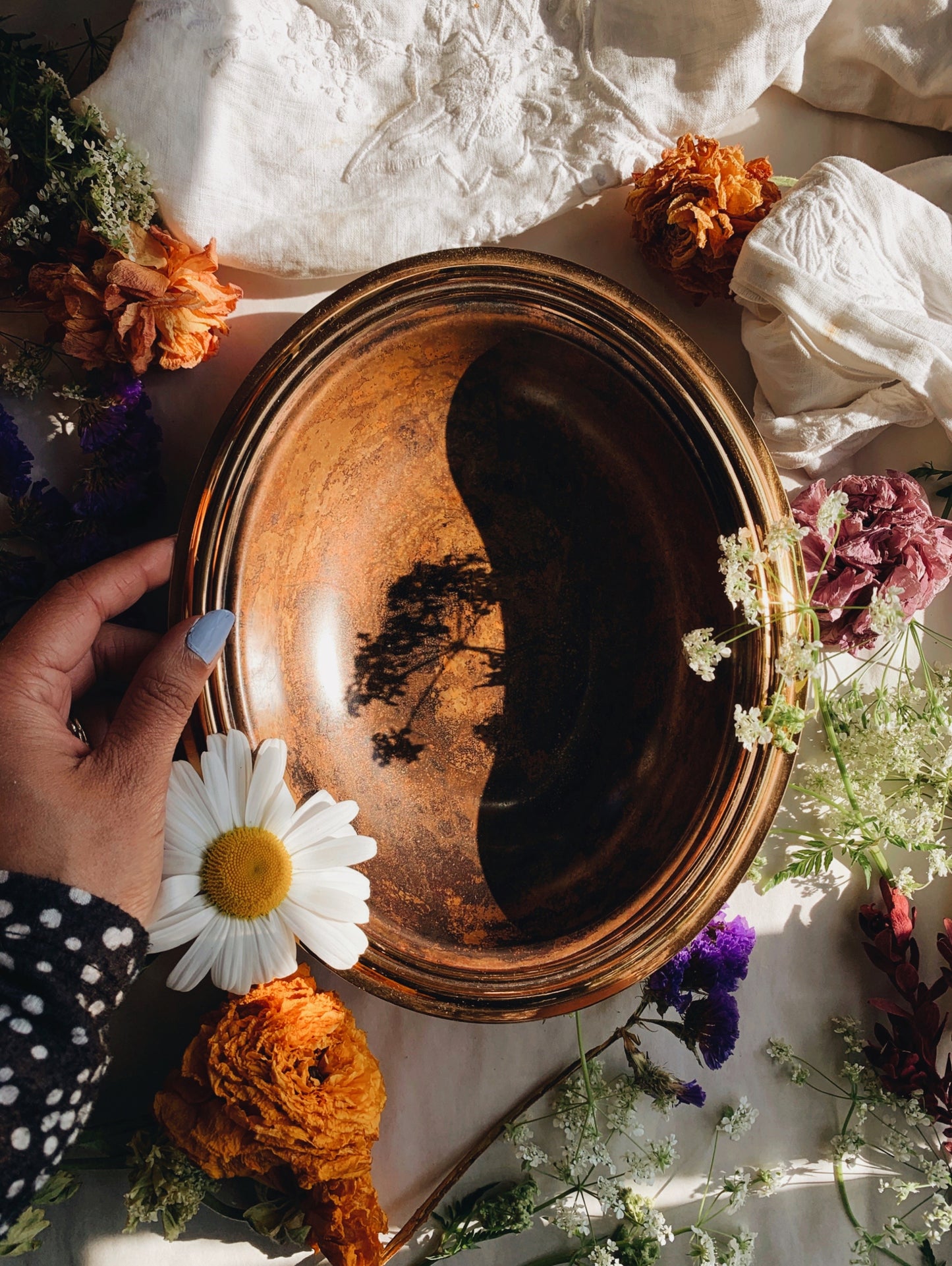 Vintage Metallic (brasses & Coppers) Bowl