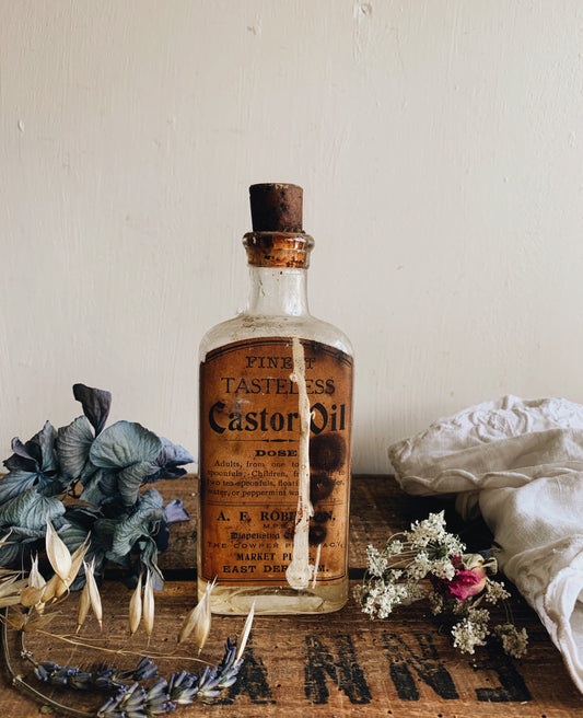 Antique Caster Oil Bottle