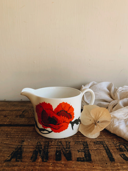 Retro 1970’s Corn Poppy Wedgwood Milk Jug