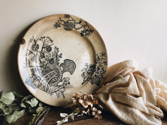 Antique 1800’s French Transfer Plate