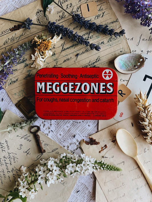 Vintage Meggezones Tin