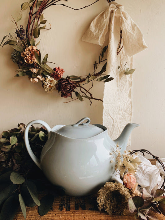 1940’s Johnson & Bro’s Blue Cloud Teapot