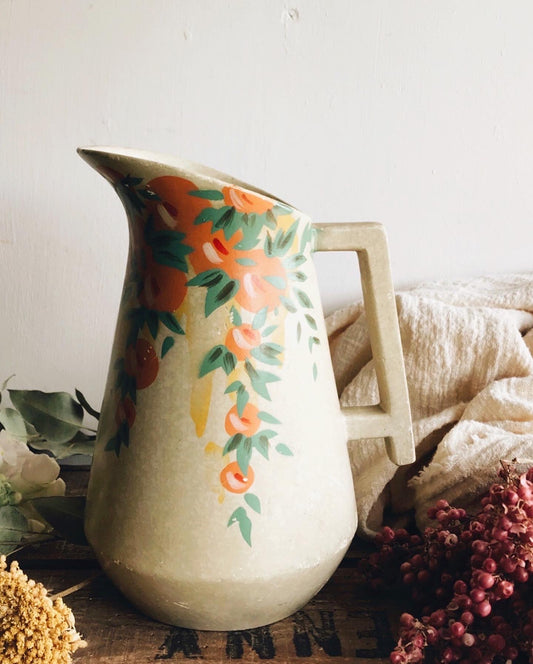 Vintage Floral Camden Speckle Jug / Vase