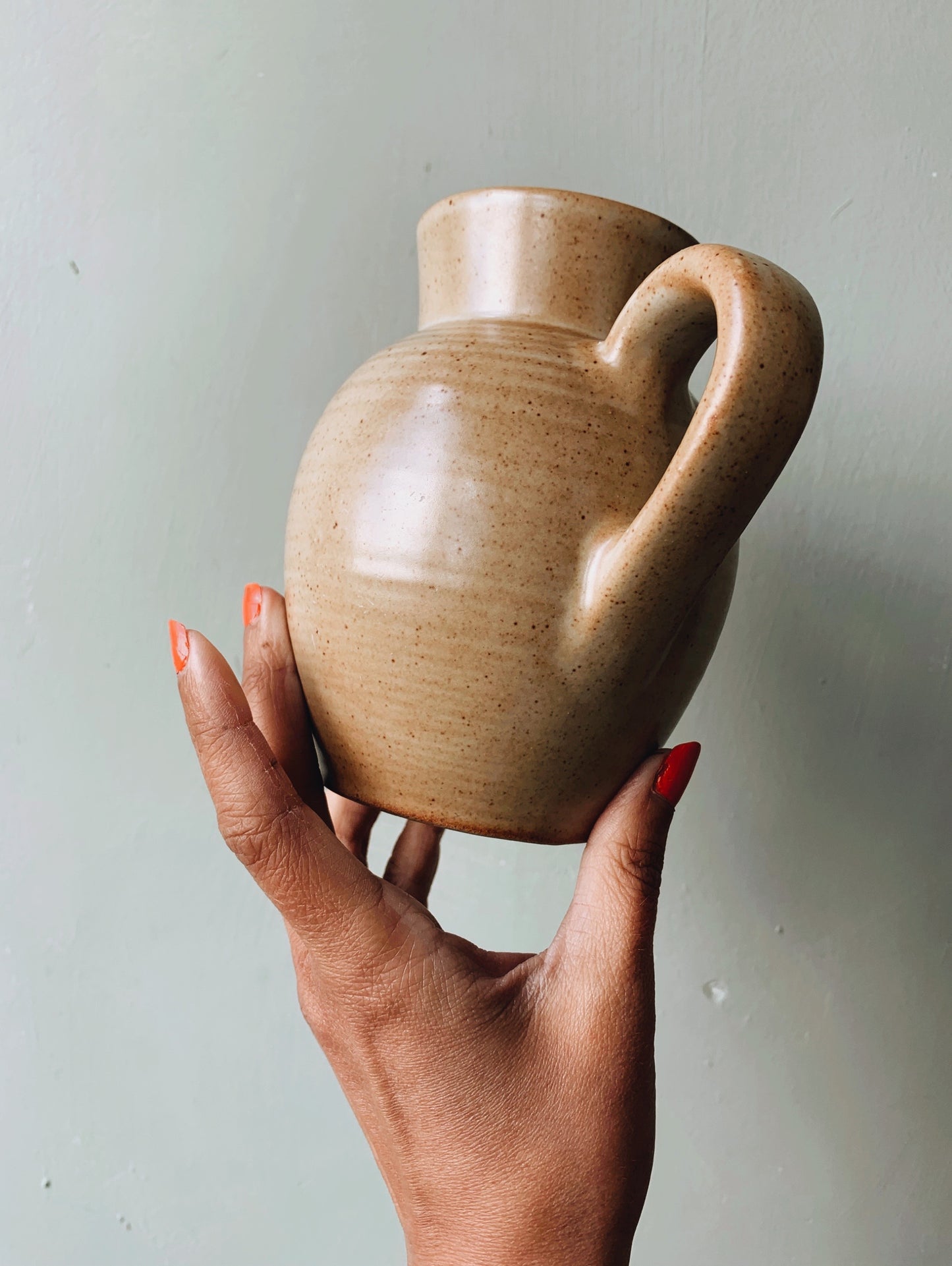 Vintage (rustic) Hand~thrown French Jug