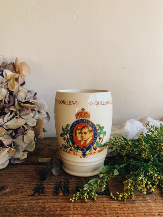 Vintage 1937 Coronation Tumbler