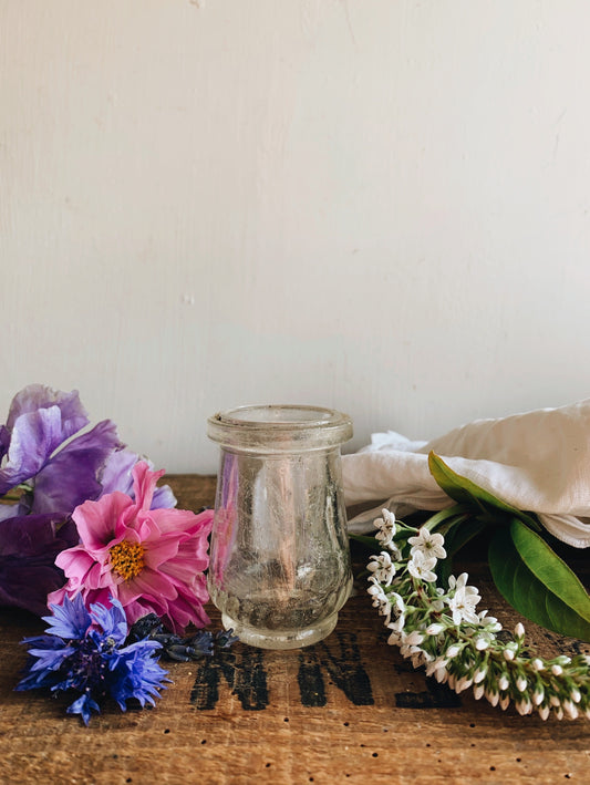 Antique Glass Paste Pot