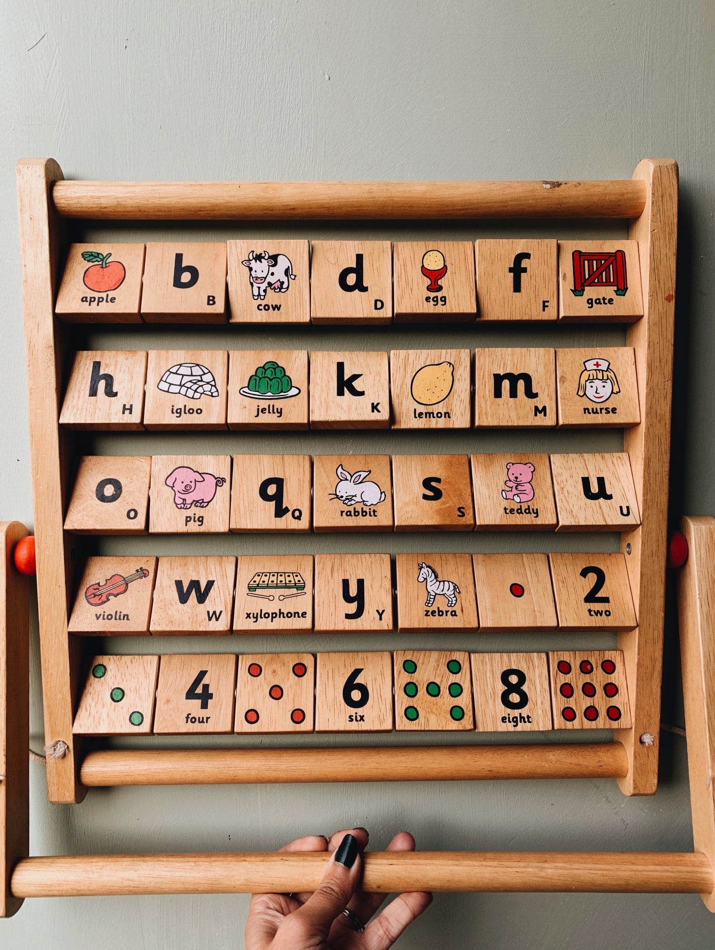 Wooden Activity Board / Letters / Illustrations & Numbers  (UK shipping only)