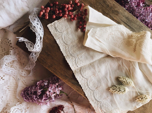 Antique French Handkerchief