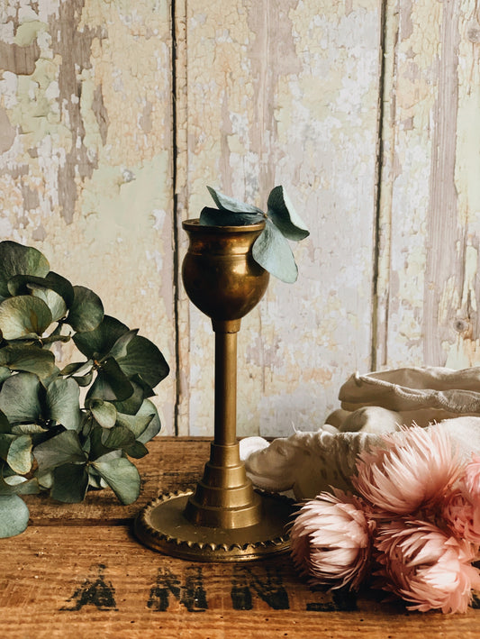 Vintage Brass Candle Stick