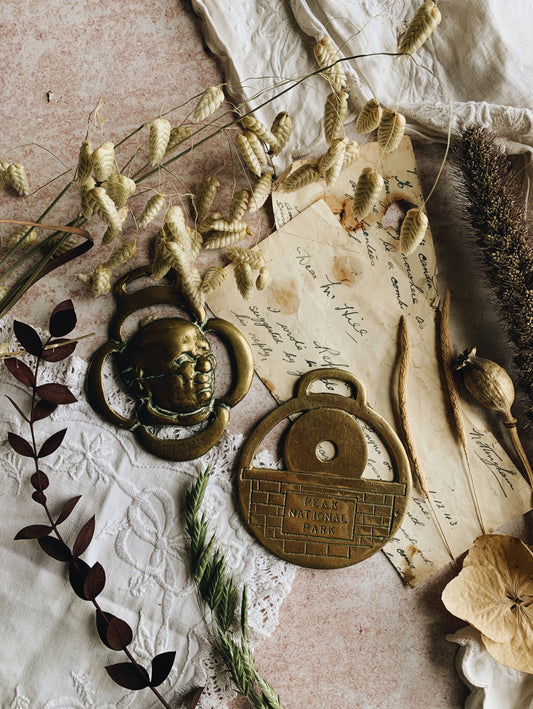 Two Brass Buckle Belt (hangings)