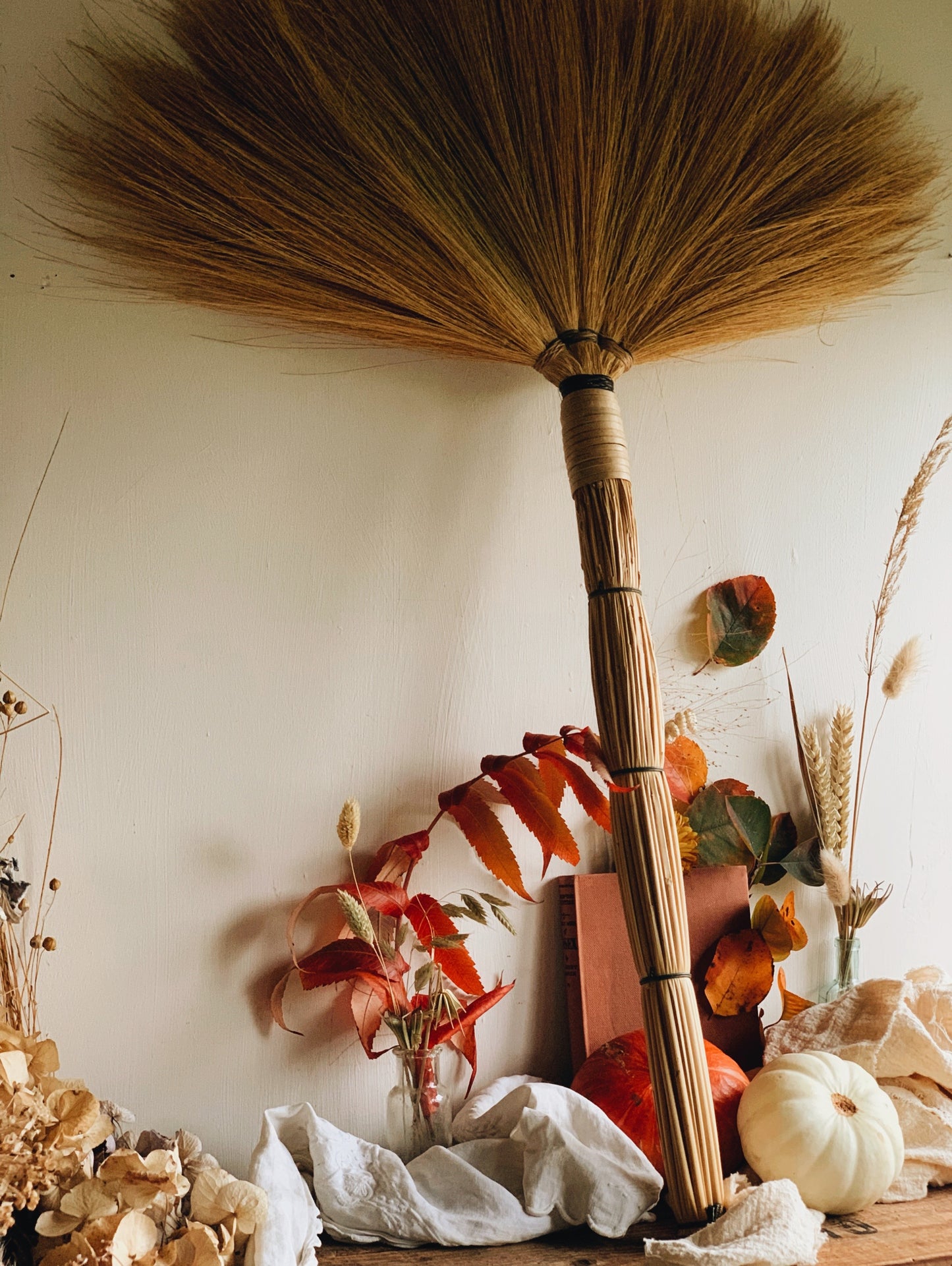 Large Eastern Wooden Handmade Broom (UK SHIPPING ONLY)