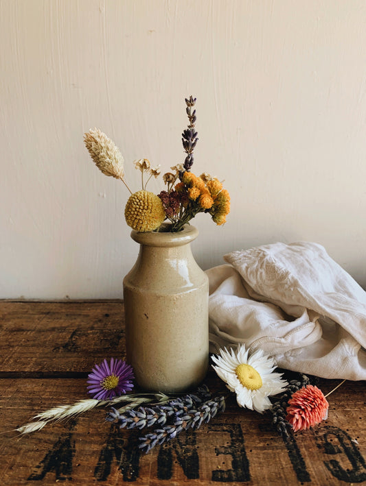 Late 1800’s Antique Stone Bottle