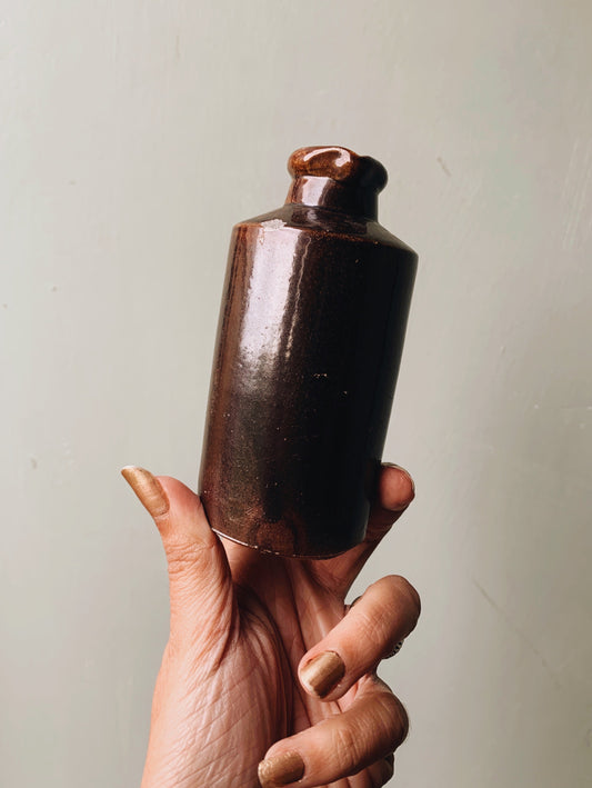 Antique Salt Glazed Stone Bottle
