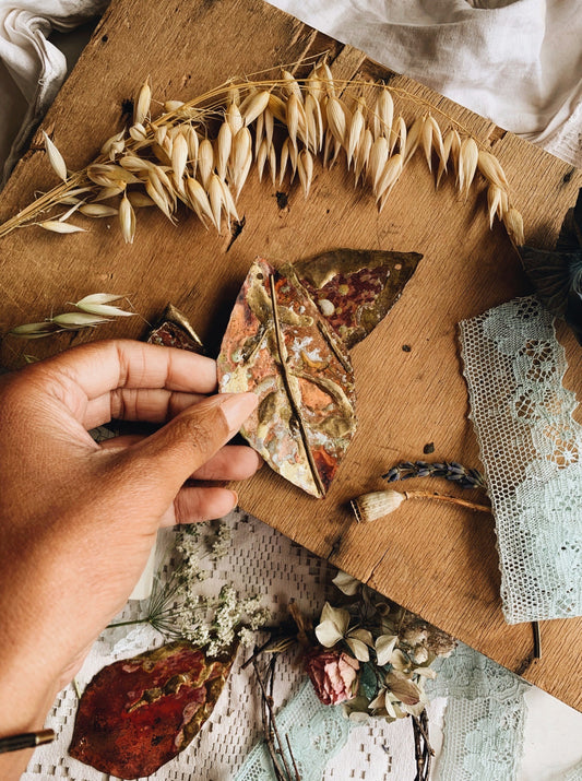 Rustic Copper & Brass Leaf