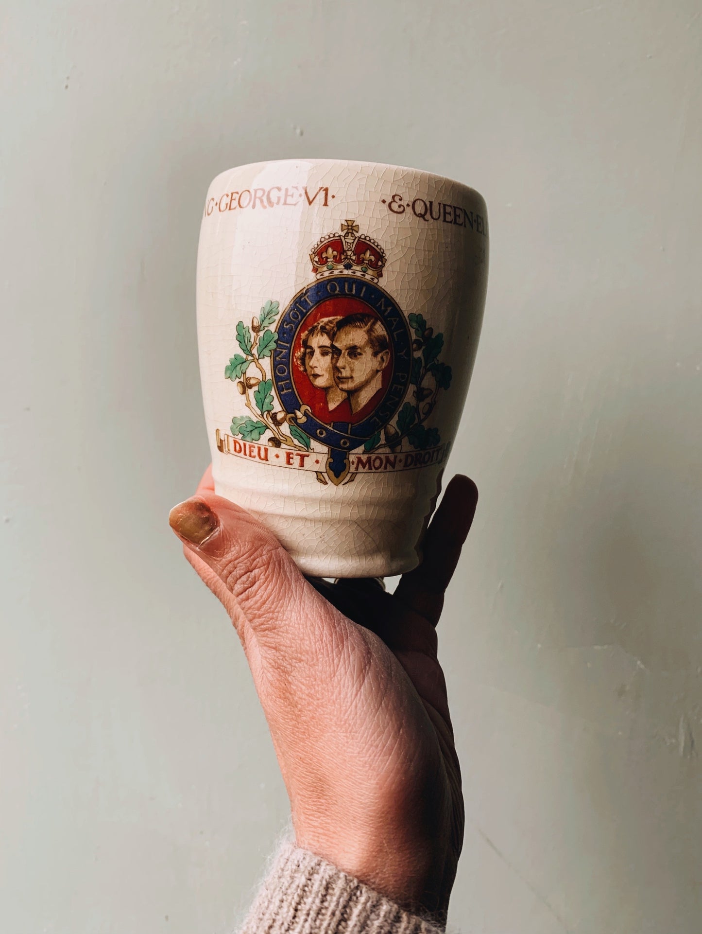 Antique 1937 Coronation Tumbler