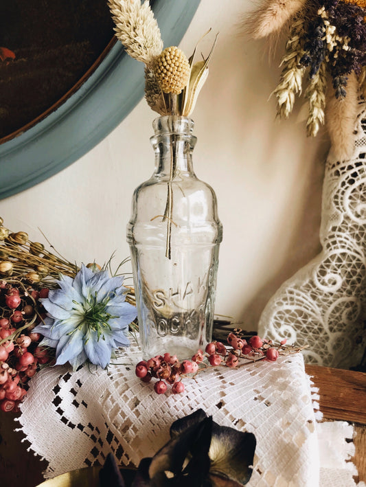 Vintage Cocktail Shaker Bottle