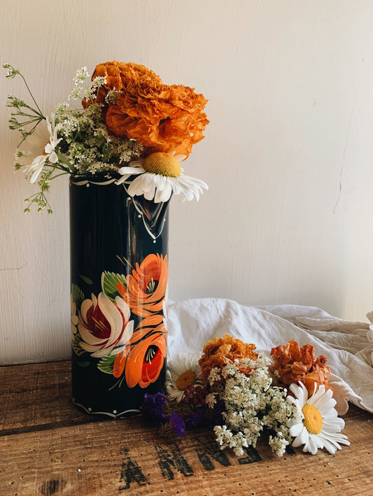 Rustic Chippy Folksy Vase