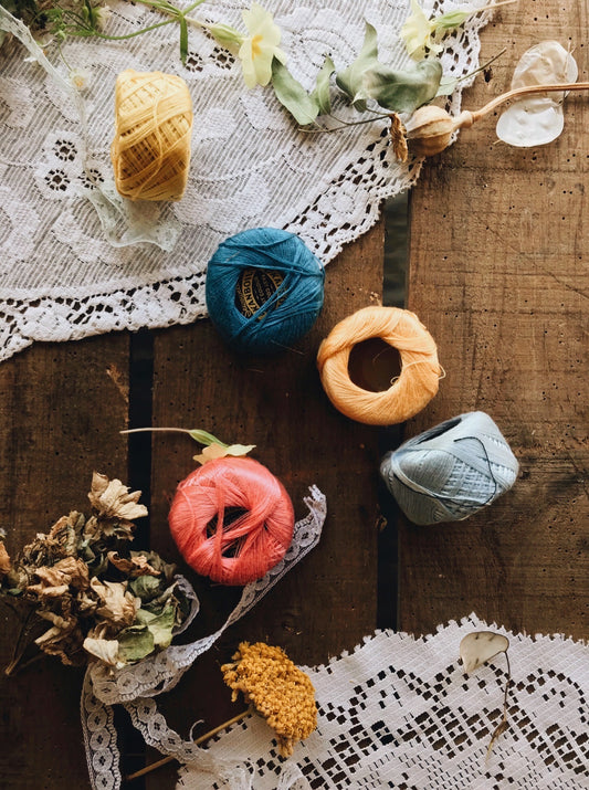 Vintage Silk Thread - Stone & Sage 