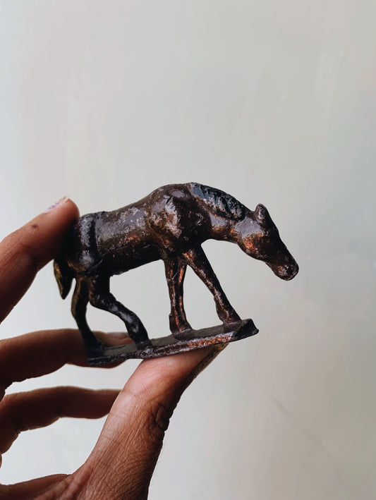 Vintage Lead Horse