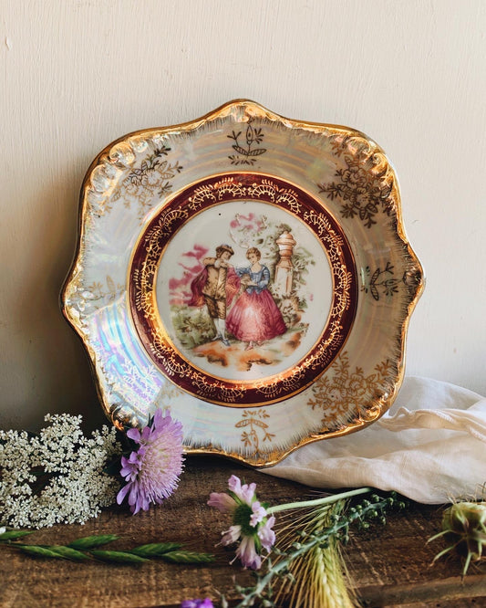 Vintage Whimsical Decorative Plate