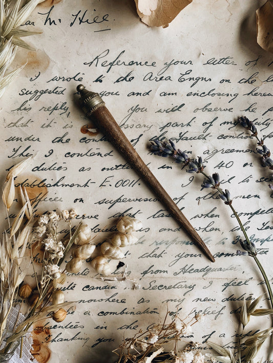 Antique Wooden Spurtle