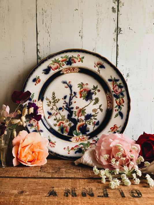 Antique Early 1900’s Hand~engraved Floral Plate