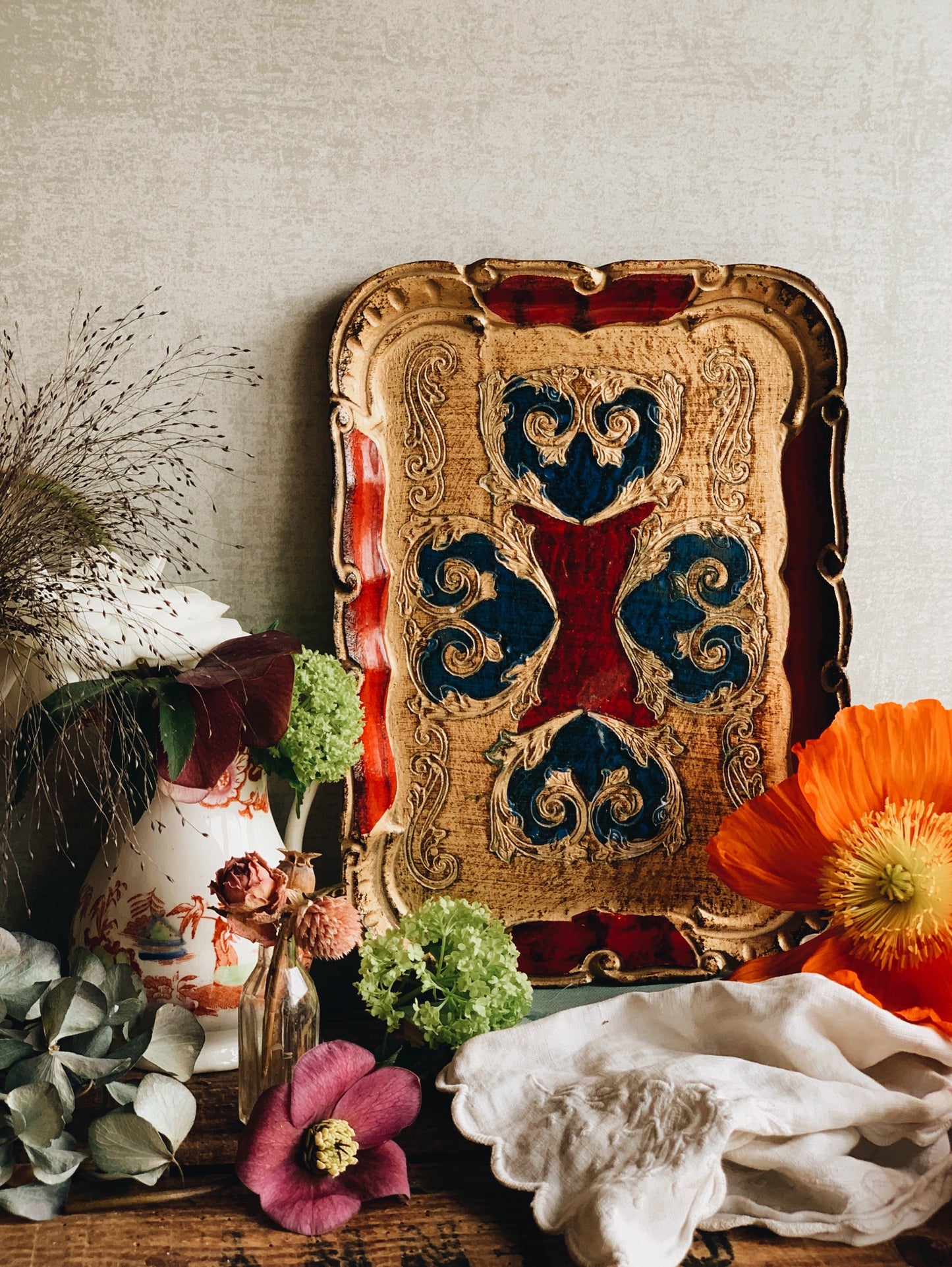 Vintage Florentine Tray
