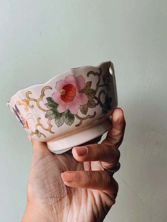 Vintage Rose Butterfly Planter