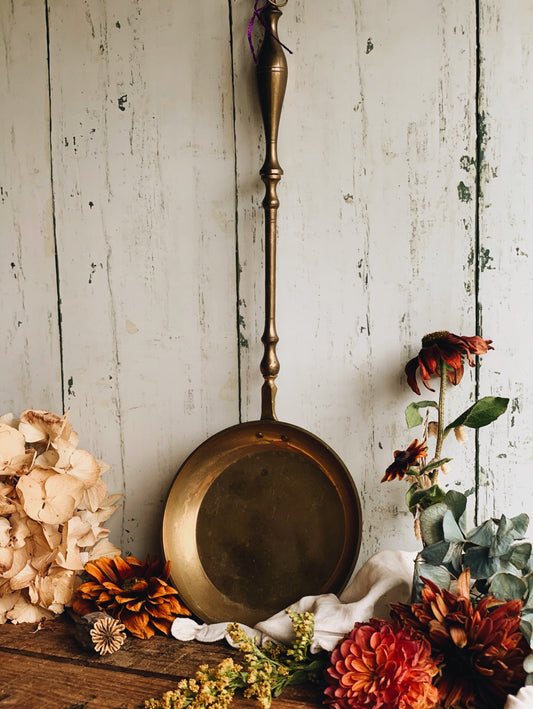 Large Vintage Brass Pan ~ S&S