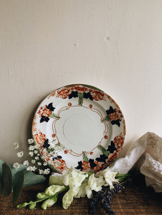 Antique Hand~engraved Floral Side Plate