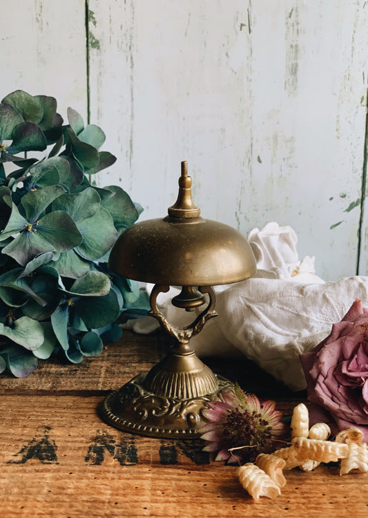 Antique Brass Front of House Bell