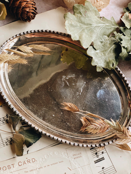 Vintage Silver Dish