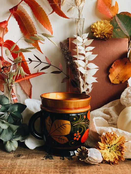 Vintage Folksy Botanica Cup