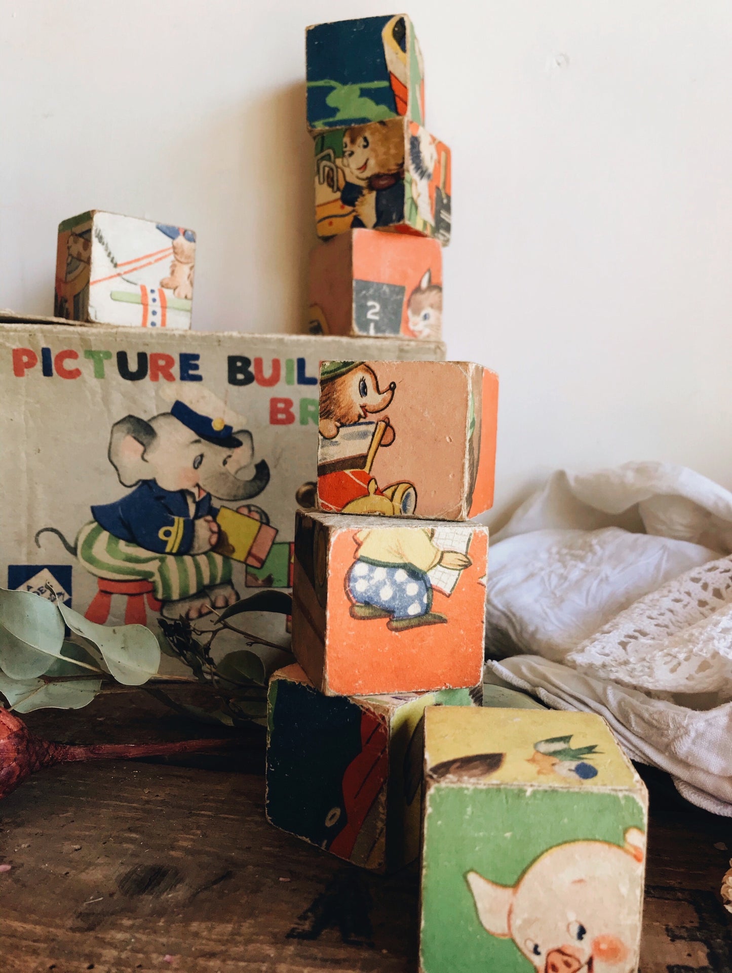 Vintage Children’s Picture Blocks