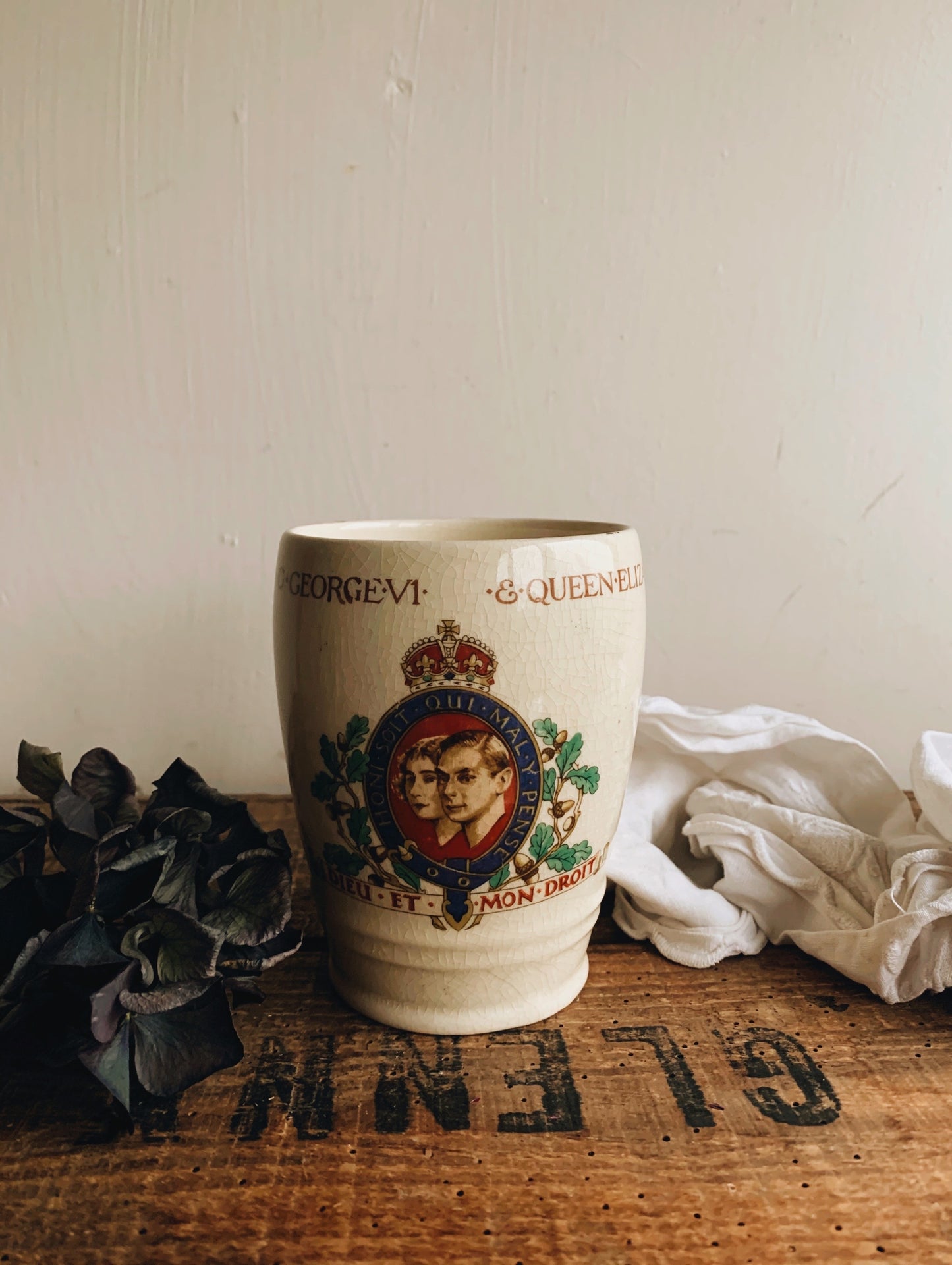 Antique 1937 Coronation Tumbler