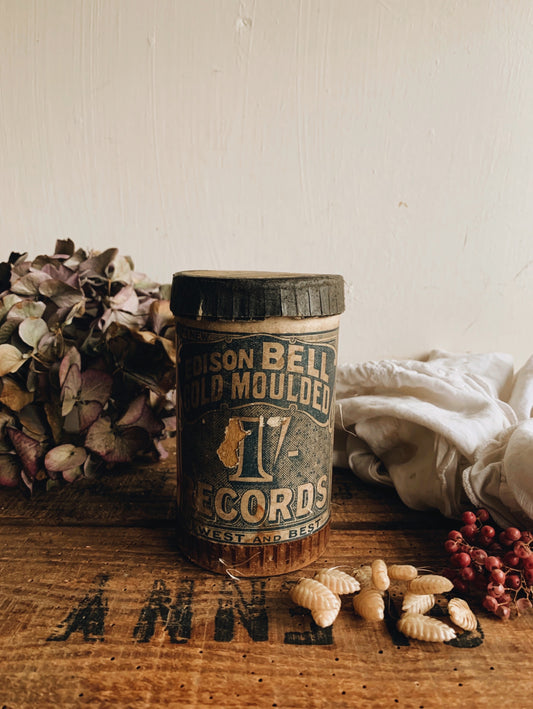 Moulded Phonograph Cylinder Records Case