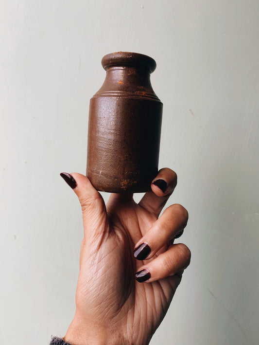 Early 1900’s Brown Stone Pot