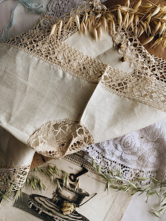 Three Antique French Linens