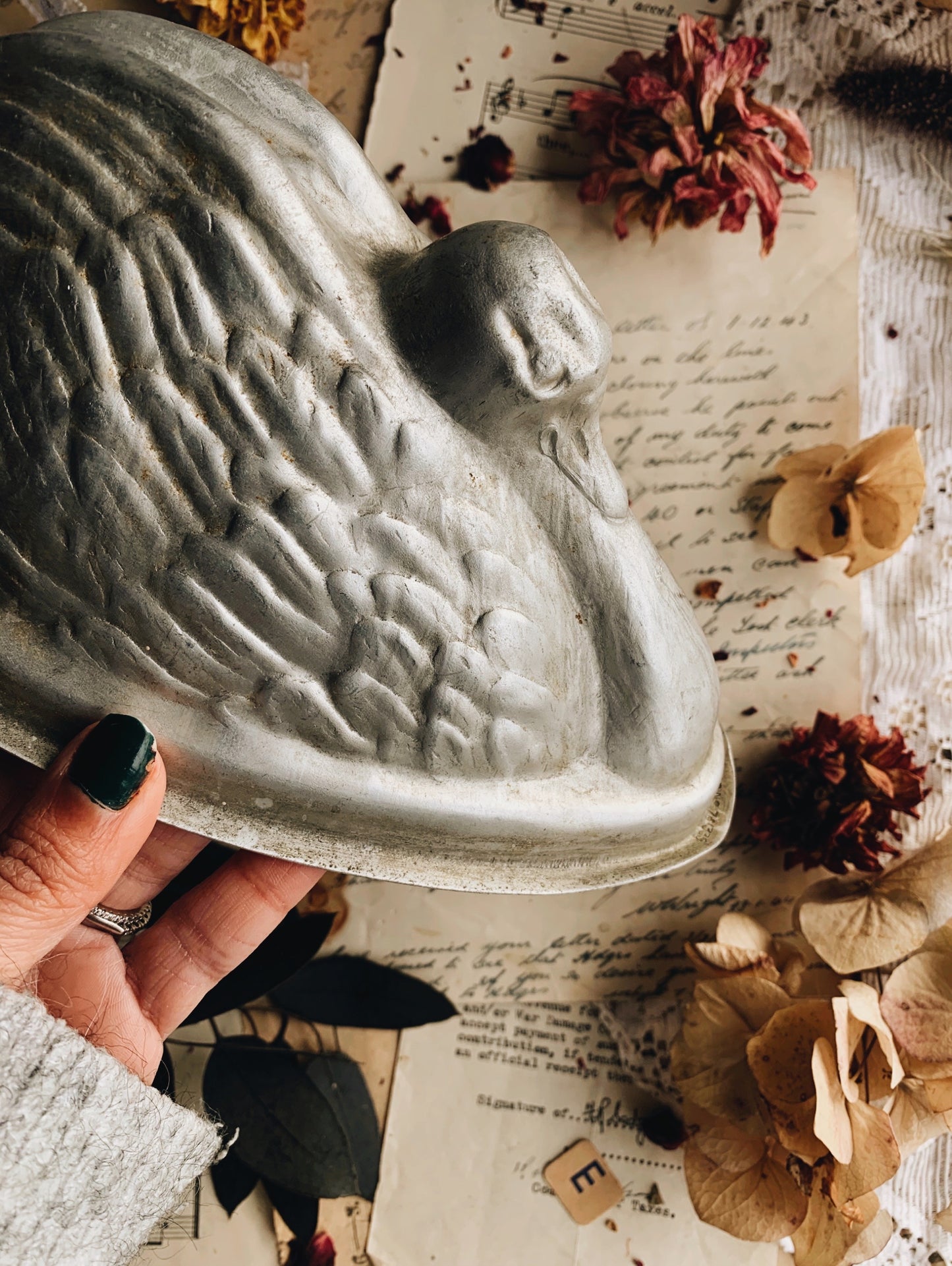 Antique Swan Chocolate Mould