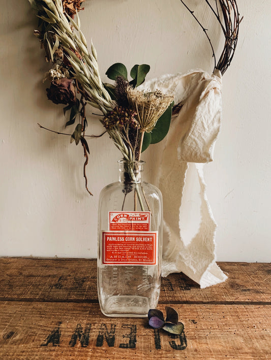 Antique (1920/30’s) Advertising Corn Paint Bottle