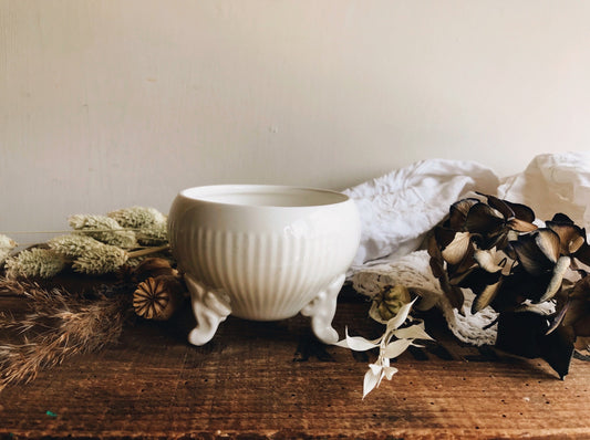 Vintage Villeroy & Boch White Sugar Pot