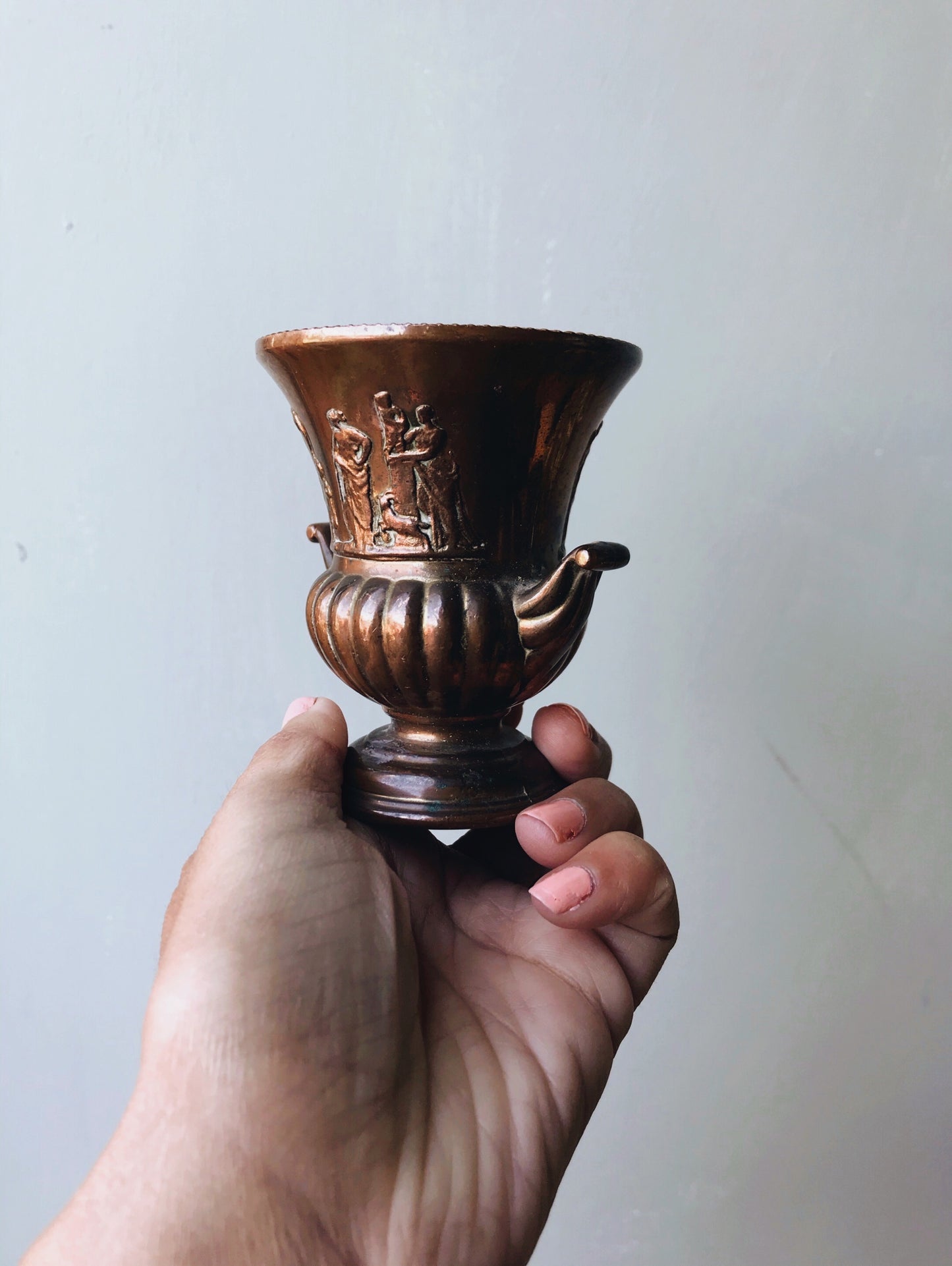 Antique Brass / Rose Urn