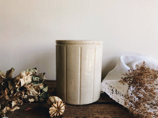 Vintage WP Hartley’s London Pot - Stone & Sage 