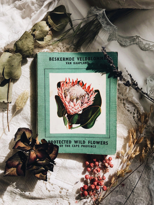 Vintage 1958 Protected Wild Flowers of the Cape Province Book