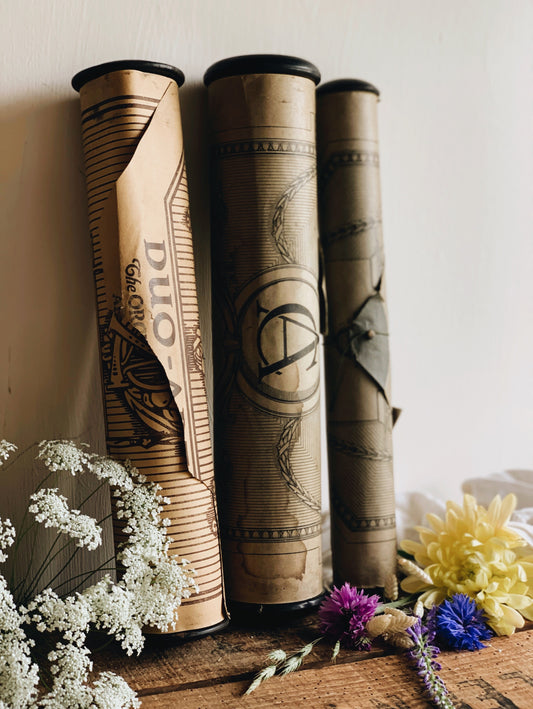 Three Antique Pianola Rolls (UK SHIPPING ONLY)